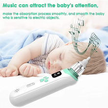 Load image into Gallery viewer, MAMIJOY Baby Nose Cleaner Silicone Adjustable Suction Electric Child Nasal Aspirator Safety Convenient Low Noise U90