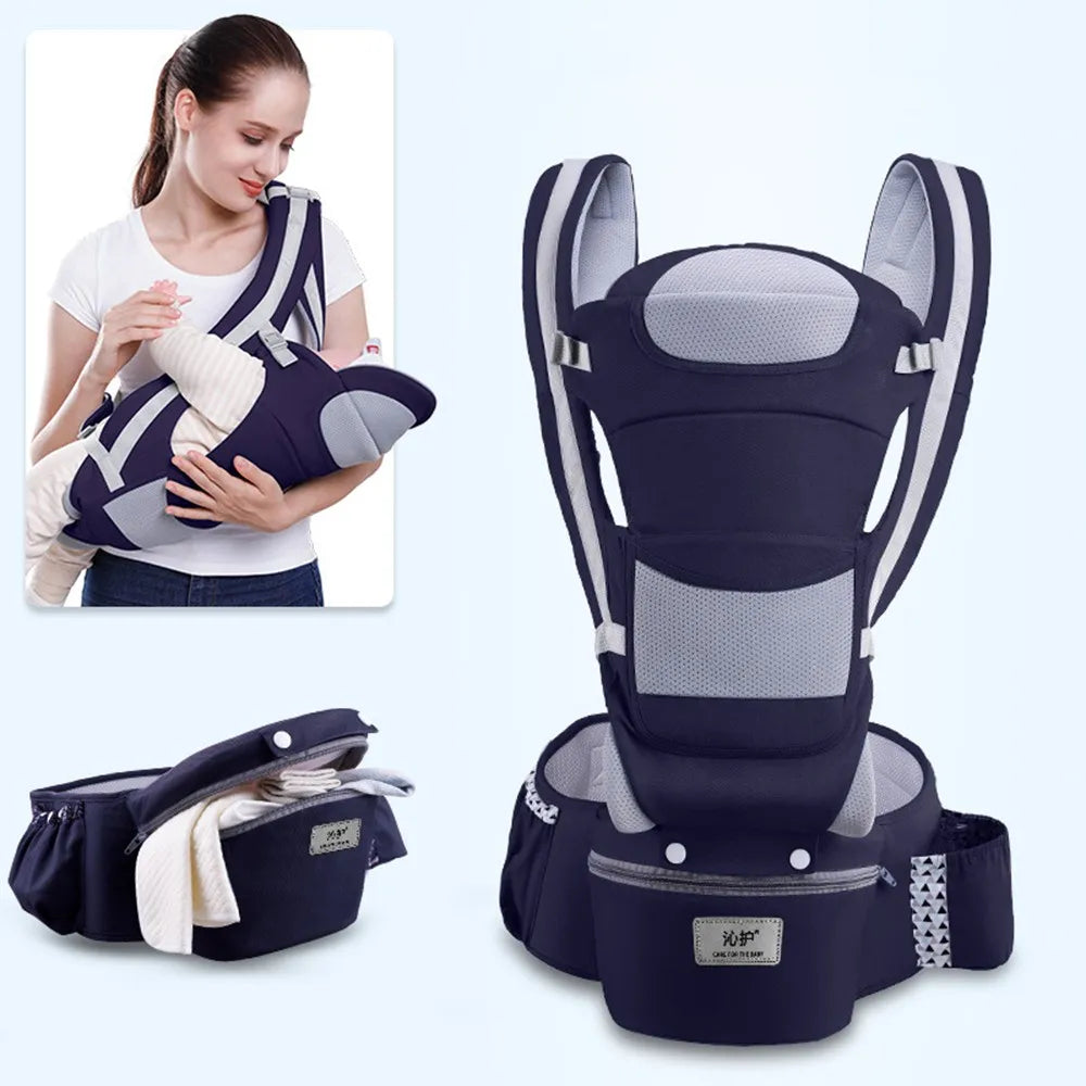 4-Way Ergonomic Baby Carrier and Backpack