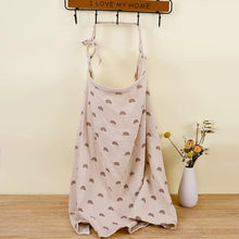 Load image into Gallery viewer, Breathable Baby Nursing Cover Maternity Breastfeeding Cover Cotton Muslin Baby Feeding Blanket Privacy Apron Stroller Blankets