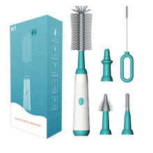Load image into Gallery viewer, Electric Baby Bottle Brush 1500Mah Multipurpose Silicone Cordless Infants Babe Milk Bottle Nipple Clean Brushes with Extensions